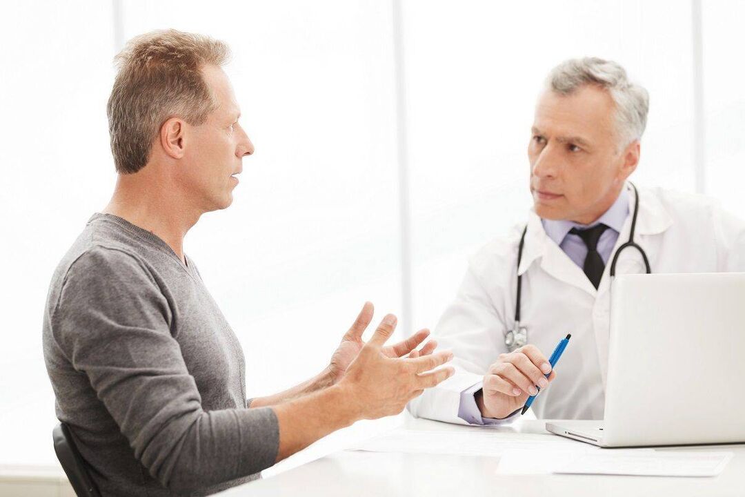 kreiptis į gydytoją dėl prostatito simptomų